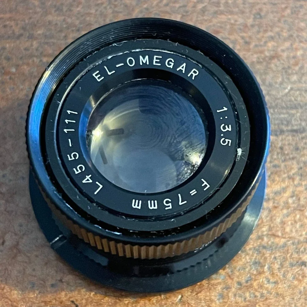 El-Omegar 1:3.5 Vintage Lens F=75mm / L455-111